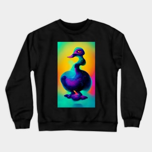 Psychedelic Duck Crewneck Sweatshirt